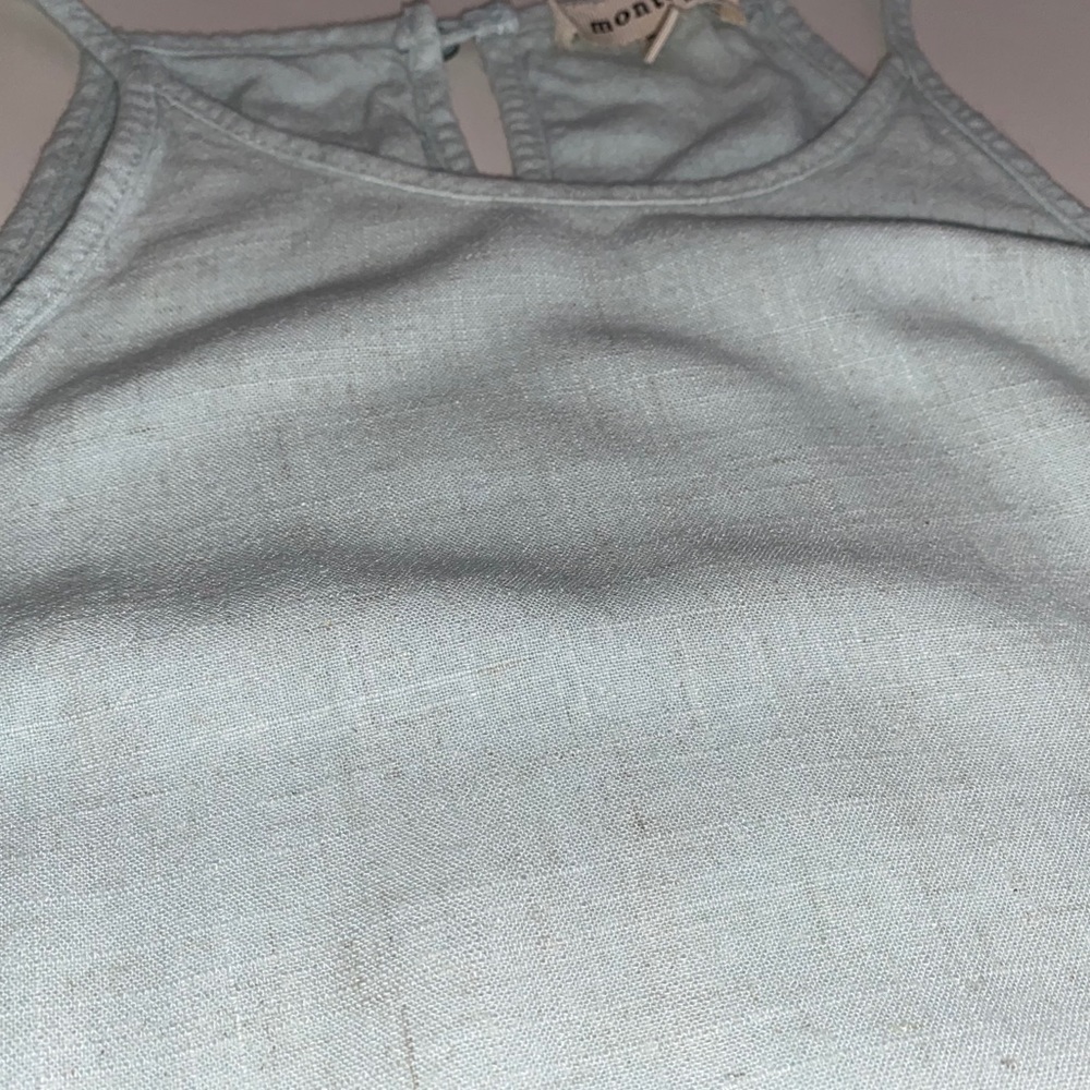 Top/ Scalloped Trim/ Halter